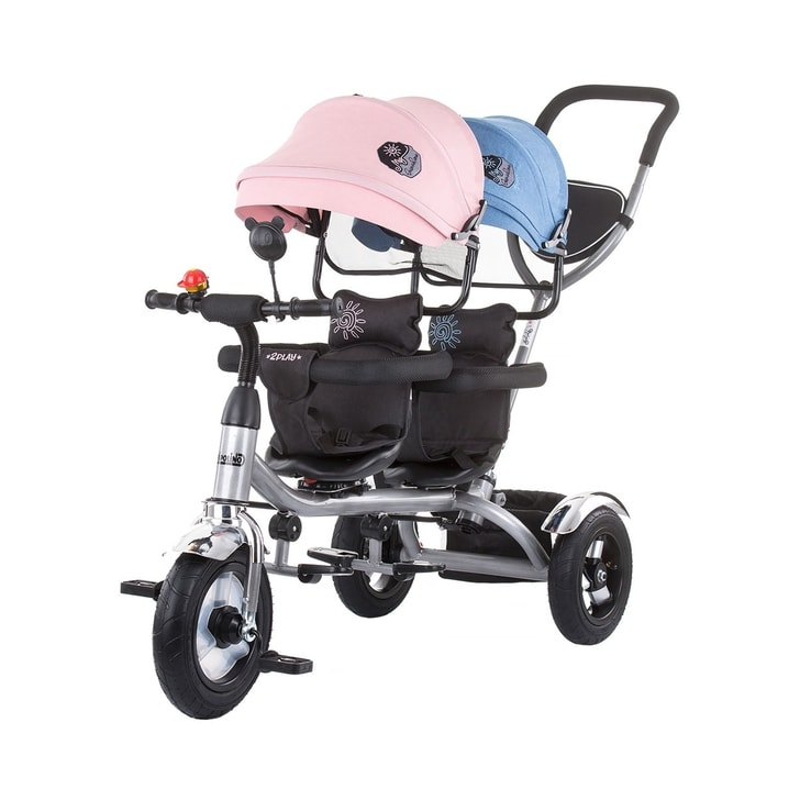 Yogurt Induce Manifold Tricicleta gemeni Chipolino 2Play blue pink