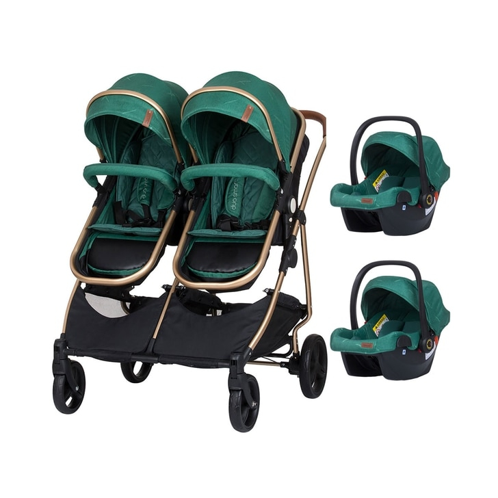 Carucior gemeni Chipolino Duo Smart 3 in 1 avocado