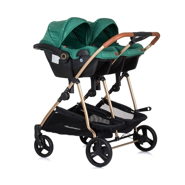 Carucior gemeni Chipolino Duo Smart 3 in 1 avocado