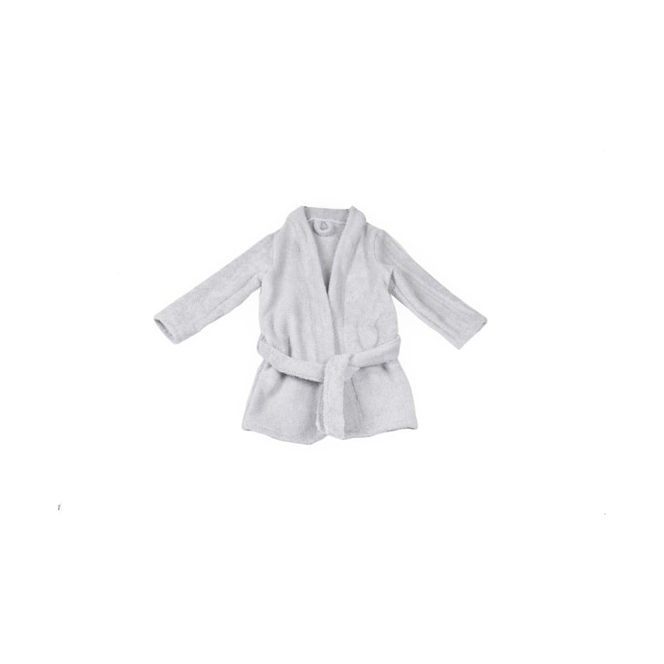 Halat de baie copii frotir bumbac 100% gri 18-24 luni