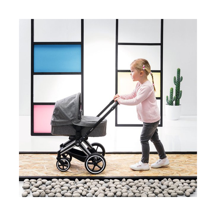 Carucior pentru papusi Smoby Cybex Corolle gri