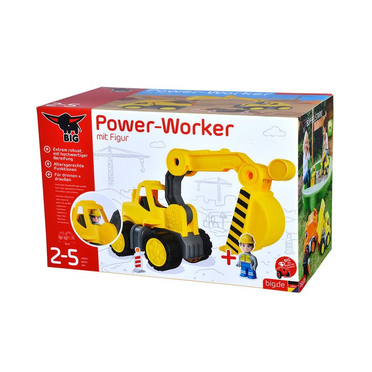 Excavator Big Power Worker cu figurina