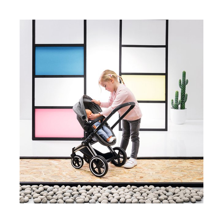 Carucior pentru papusi Smoby Cybex Corolle gri