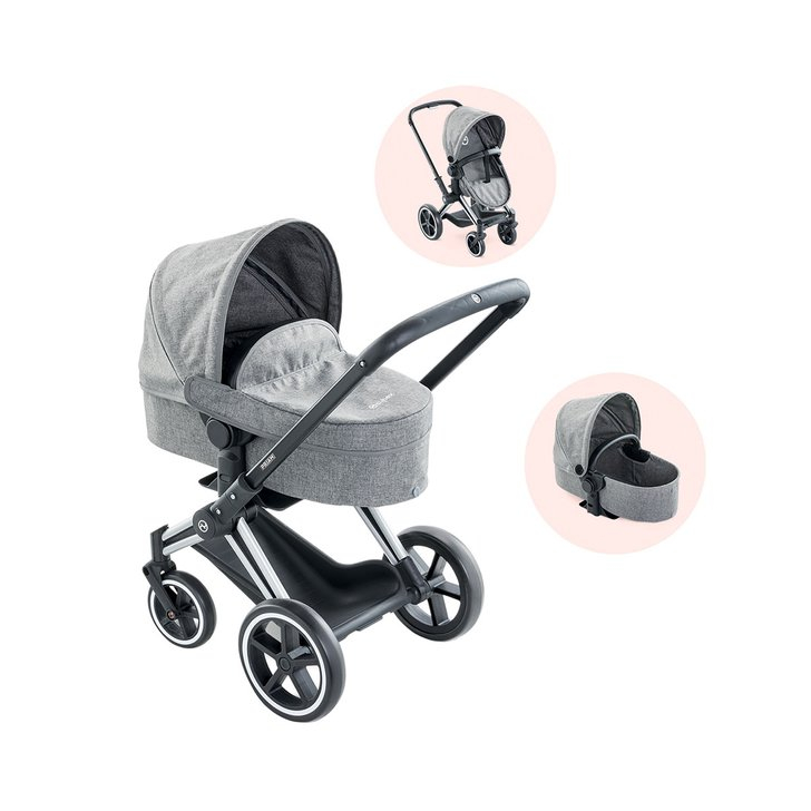 Carucior pentru papusi Smoby Cybex Corolle gri