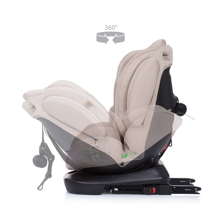 Scaun auto Chipolino 4Kid 0-36 kg humus I-Size cu sistem Isofix