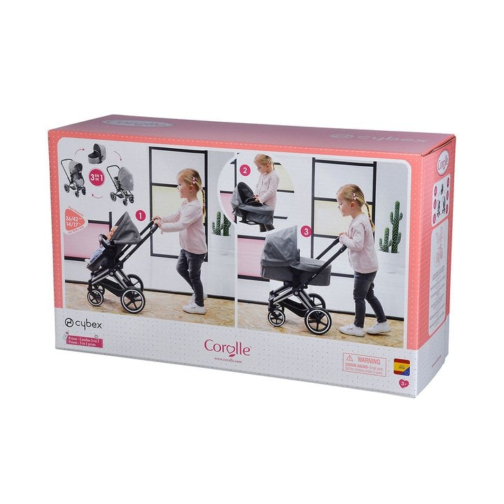 Carucior pentru papusi Smoby Cybex Corolle gri