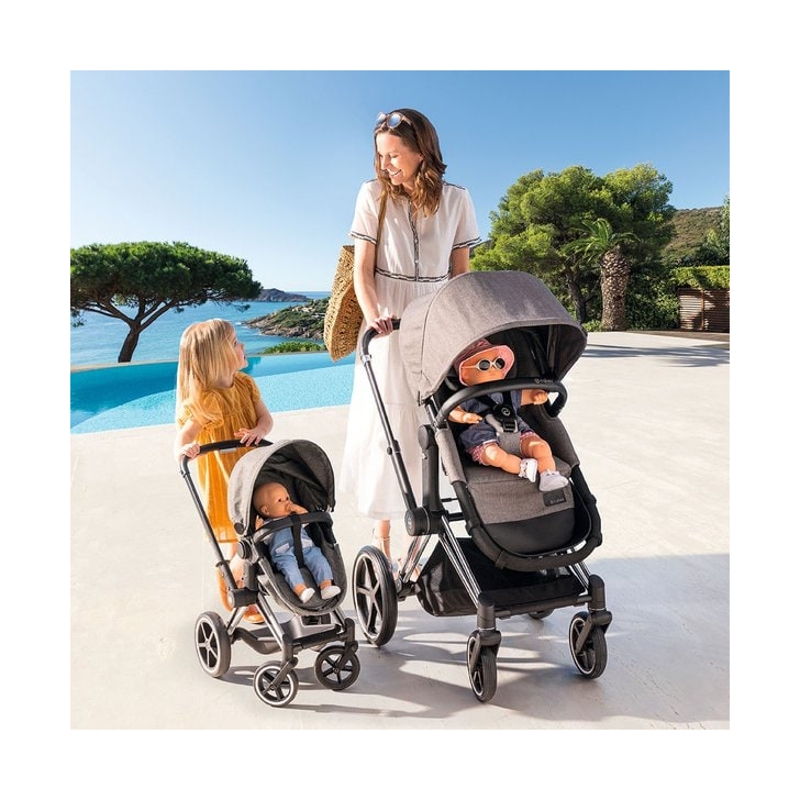 Carucior pentru papusi Smoby Cybex Corolle gri