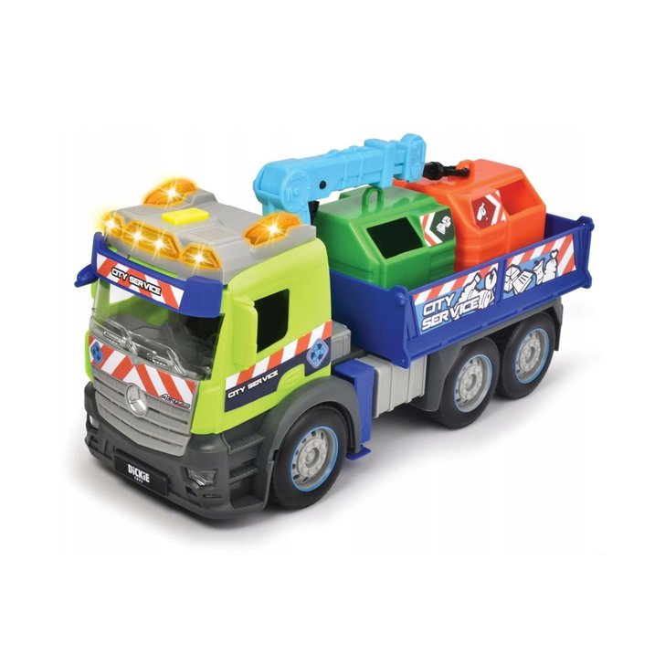 Masina de gunoi Dickie Toys Mercedes Recycling