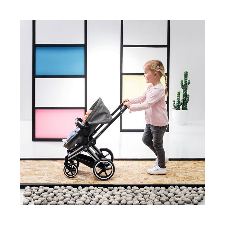 Carucior pentru papusi Smoby Cybex Corolle gri