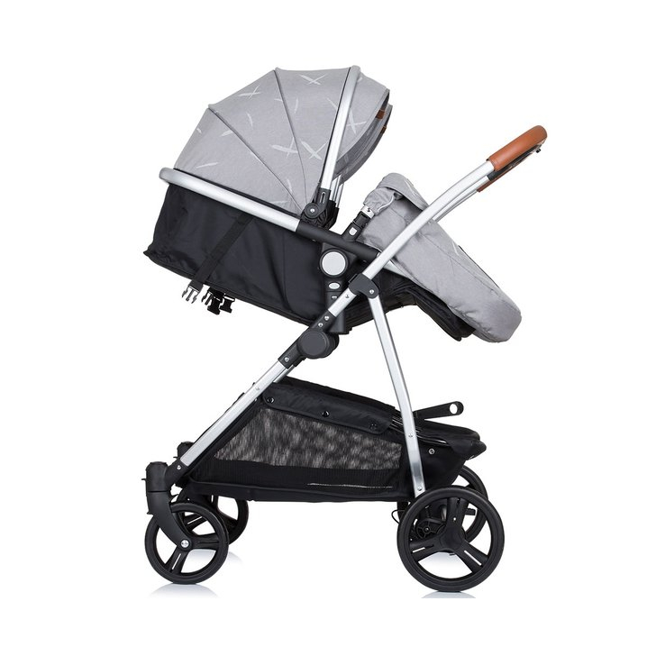 Carucior gemeni Chipolino Duo Smart 2 in 1 anthracite