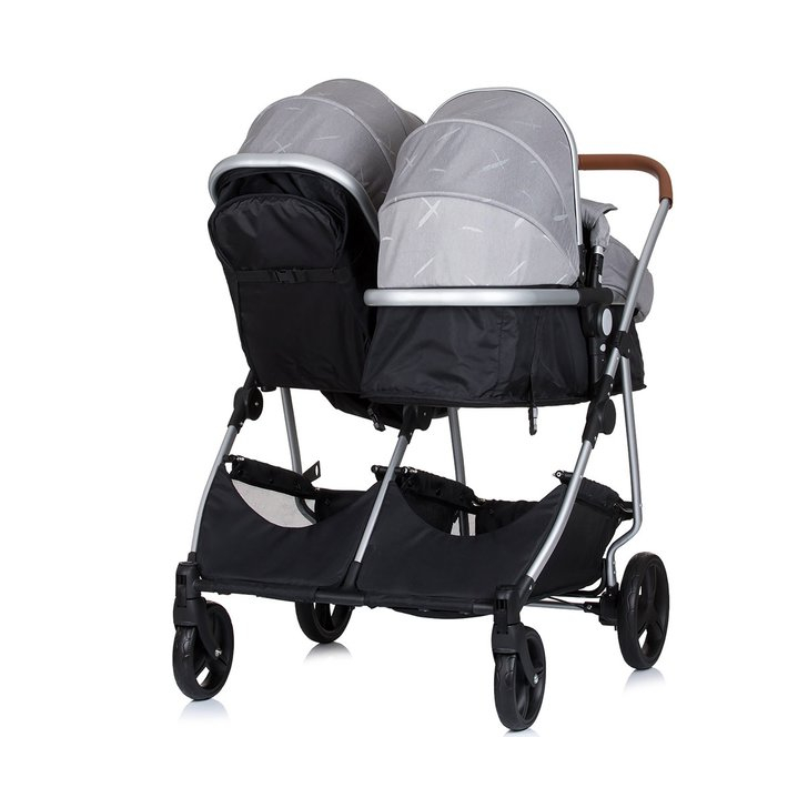 Carucior gemeni Chipolino Duo Smart 2 in 1 anthracite