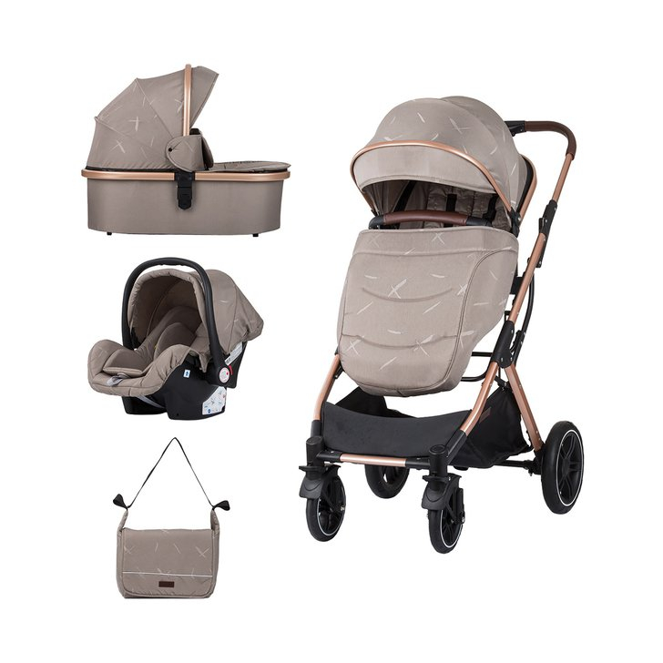 Carucior Chipolino Zara 3 in 1 humus