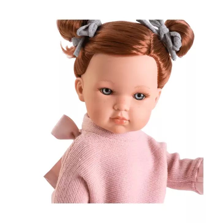 Papusa Bella, Cu Par Scurt Roscat, 45 Cm, Antonio Juan