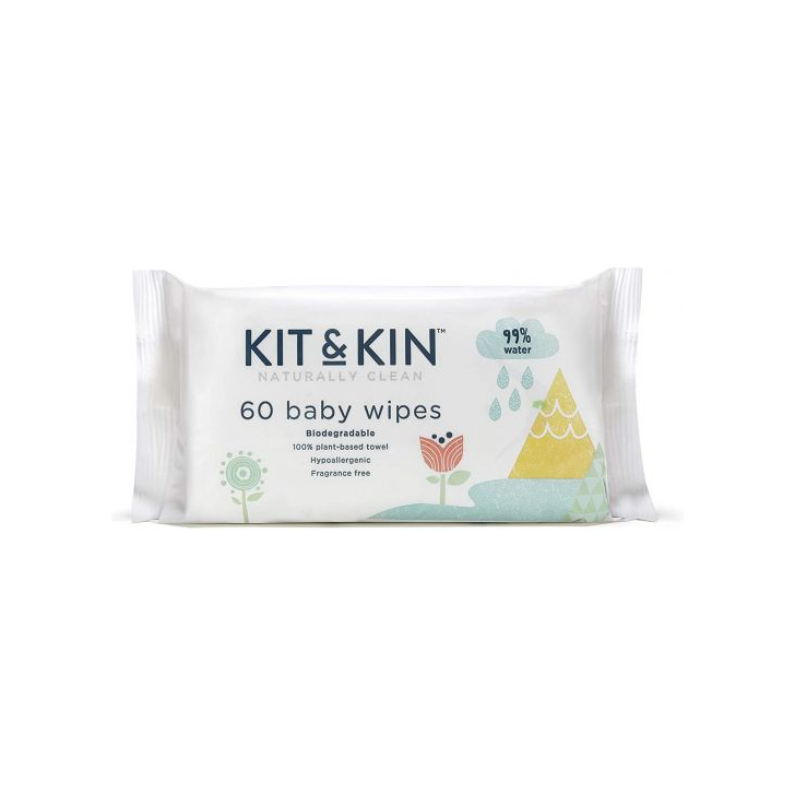 Servetele Umede Biodegradabile Kit&Kin