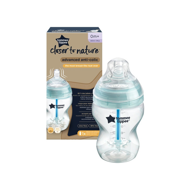 Biberon Advanced cu Sistem de Ventilatie, Tommee Tippee, 260 ml, 1 buc