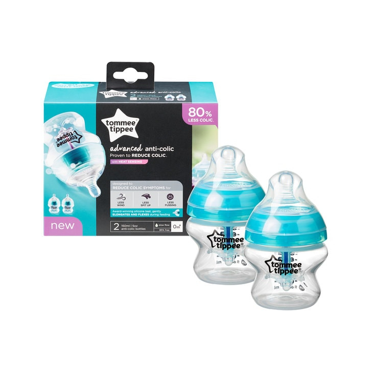 Biberon Tommee Tippee Advanced cu Sistem de Ventilatie 150 ml, 2 buc