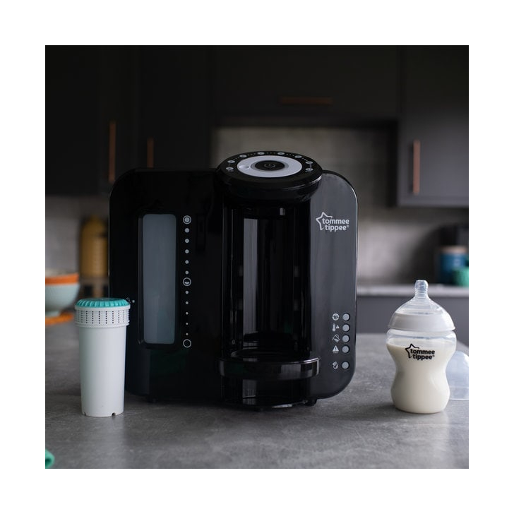 Aparat pentru pregatirea laptelui praf Perfect Prep, Tommee Tippee, negru