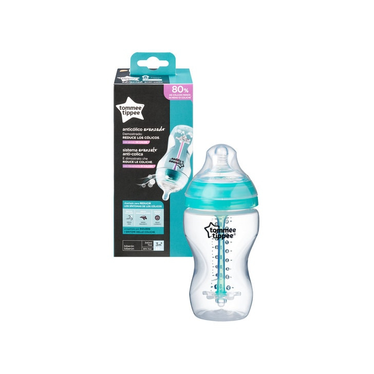 Biberon Advanced cu Sistem de Ventilatie, Tommee Tippee, 340 ml, 1 buc