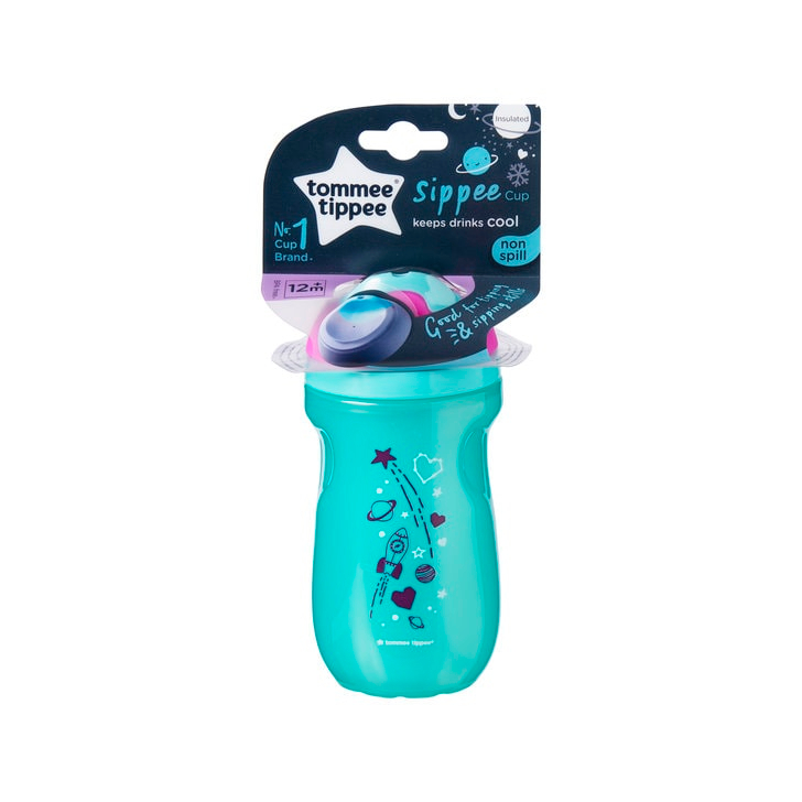 Cana Sippee Izoterma, ONL Tommee Tippee, 260 ml x 1 buc, 12luni+, Turquoise