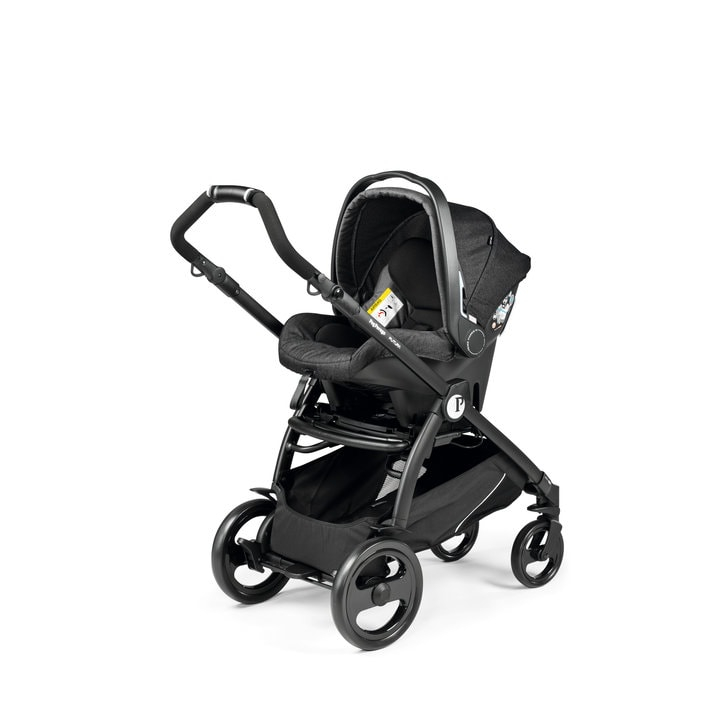 Carucior 3 in 1 Peg Perego Book 51 Titania Primoviaggio SL, 0-22 kg, Futura Ardesia, Gri inchis