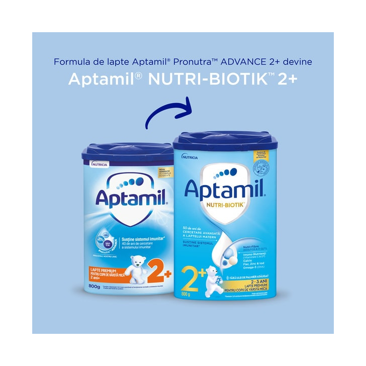 Trio Pack Lapte praf Nutricia Aptamil Junior 2+, 800g