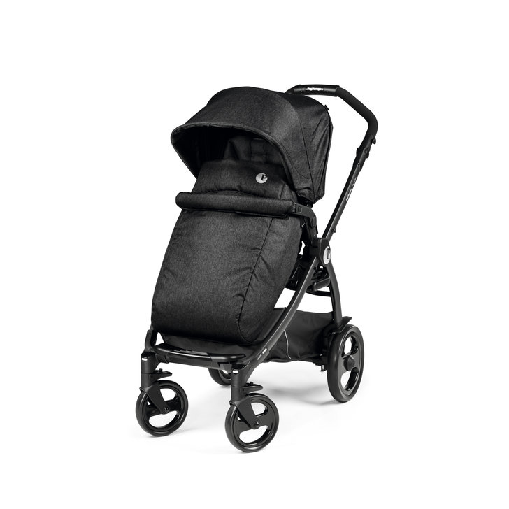 Carucior 3 in 1 Peg Perego Book 51 Titania Primoviaggio SL, 0-22 kg, Futura Ardesia, Gri inchis