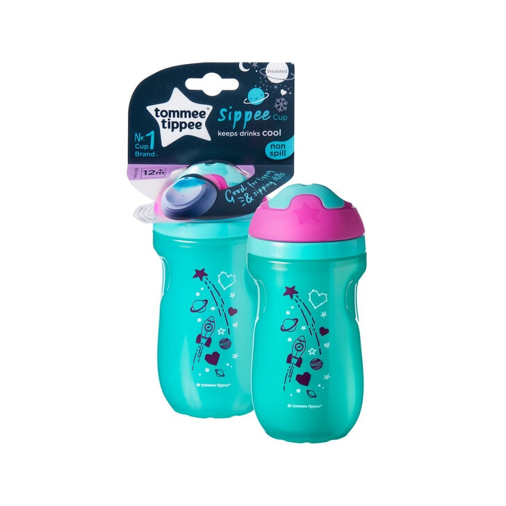 Cana Sippee Izoterma, ONL Tommee Tippee, 260 ml x 1 buc, 12luni+, Turquoise