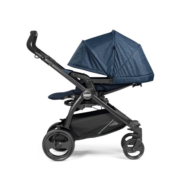 Carucior 3 in 1 Peg Perego Book 51 Titania Primoviaggio SL, 0-22 kg, Futura Indigo, Bleumarin