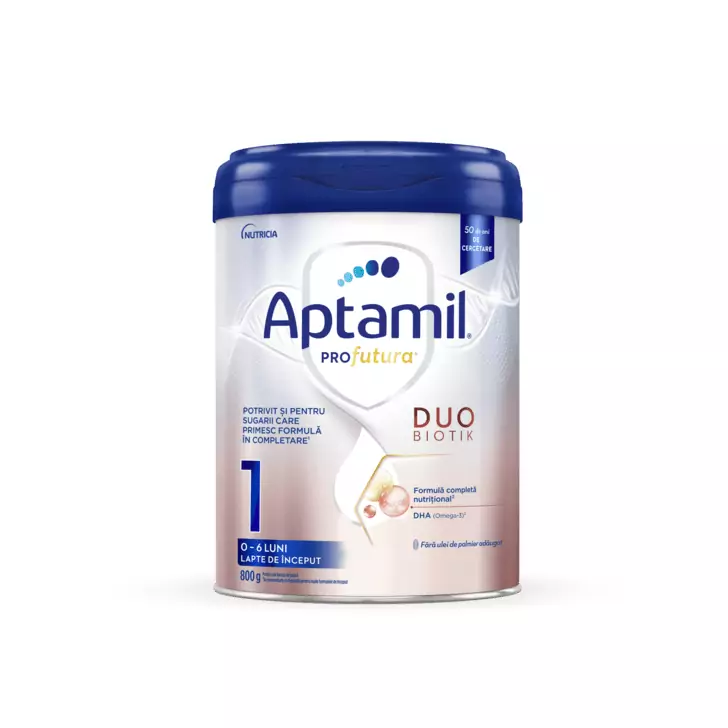 Lapte praf Nutricia Aptamil Profutura 1, 800g, 0luni+