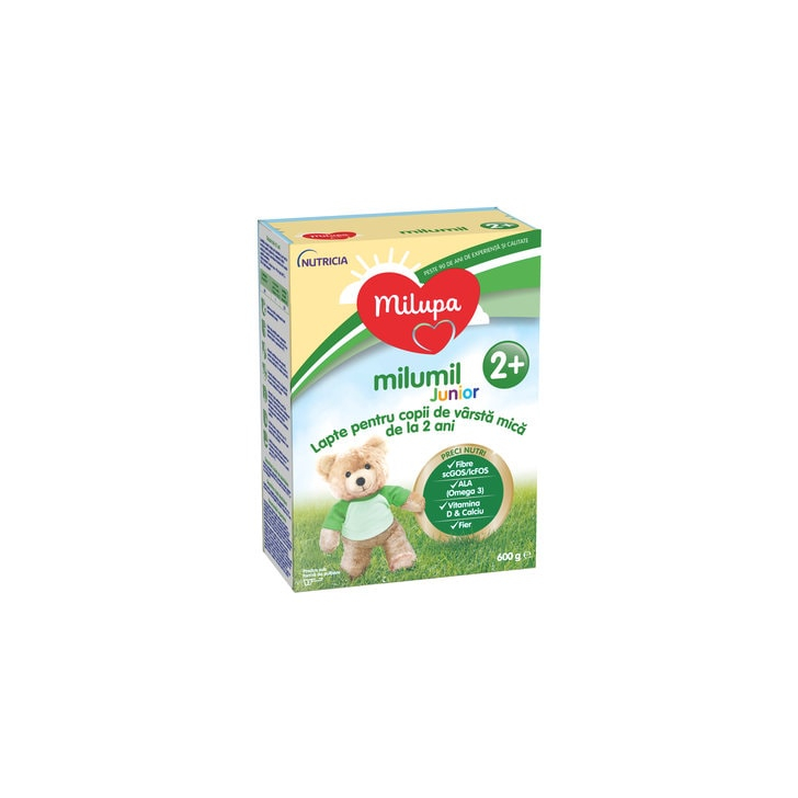 Lapte praf Milupa Milumil Junior 2+, 600g, 2ani+
