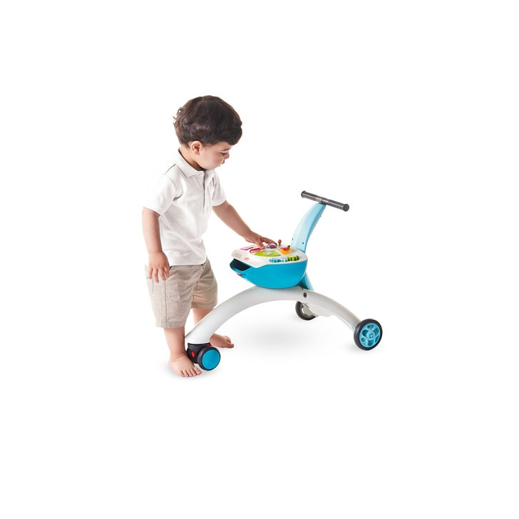 Antepremergator si tricicleta pentru copii 5 in 1 Tiny Love, 6 luni +, Albastru / Alb