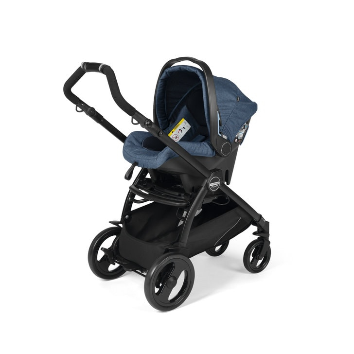 Carucior 3 in 1 Peg Perego Book 51 Titania Primoviaggio SL, 0-22 kg, Futura Indigo, Bleumarin