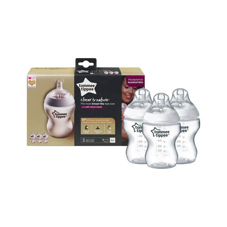 Biberon, Tommee Tippee, 3 buc, 260ml PP