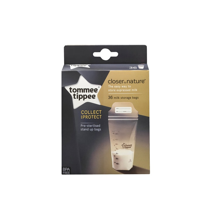 Pungi de stocare lapte matern Closer to Nature, Tommee Tippee, 36 buc