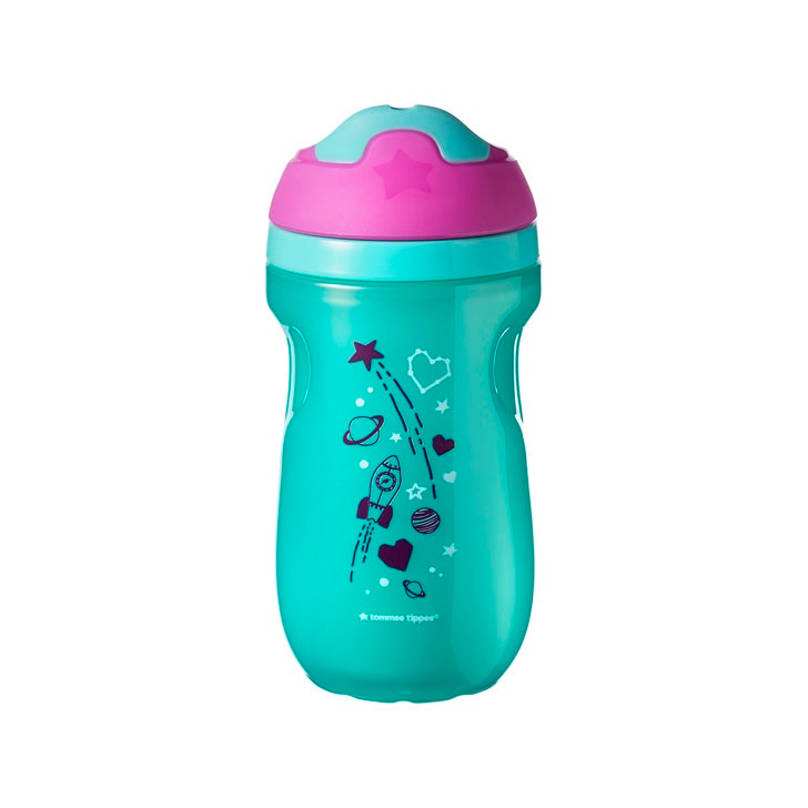 Cana Sippee Izoterma, ONL  Tommee Tippee, 260 ml x 1 buc, 12luni+,  Turquoise