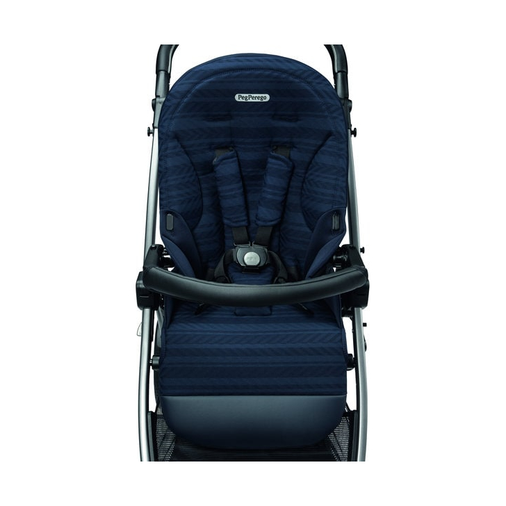 Carucior 3 in 1 Peg Perego Book, Lounge, 0 - 22 kg, Eclipse, Bleumarin