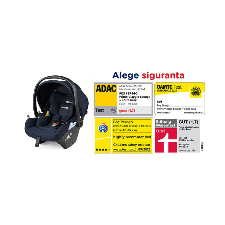 Carucior 3 in 1 Peg Perego Book, Lounge, 0 - 22 kg, Eclipse, Bleumarin