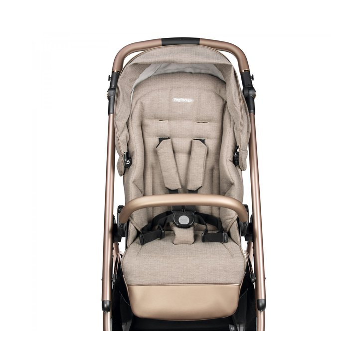 Carucior 3 in 1 Peg Perego Veloce, Lounge,  0 - 22 kg, Mon Amour, Bej / Roz