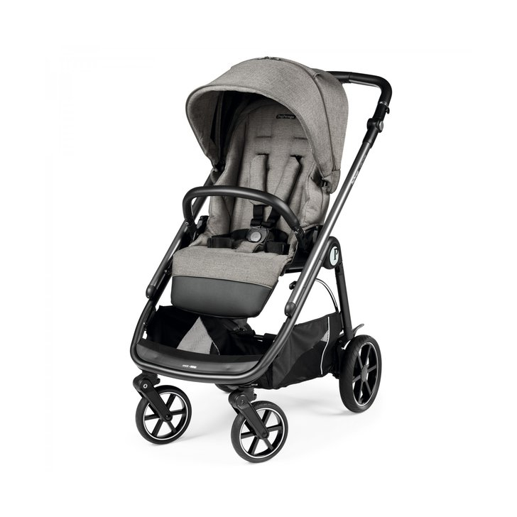 Carucior 3 in 1 Peg Perego Veloce, Lounge,  0 - 22 kg, City Grey, Gri / Alb