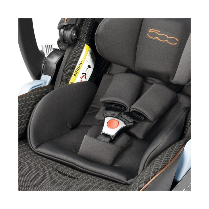 Carucior 3 in 1 Peg Perego Veloce, Lounge, 0 - 22 kg, 500, Negru/Gri