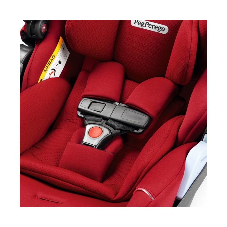 Carucior 3 in 1 Peg Perego Veloce, Lounge,  0 - 22 kg, Red Shine, Rosu