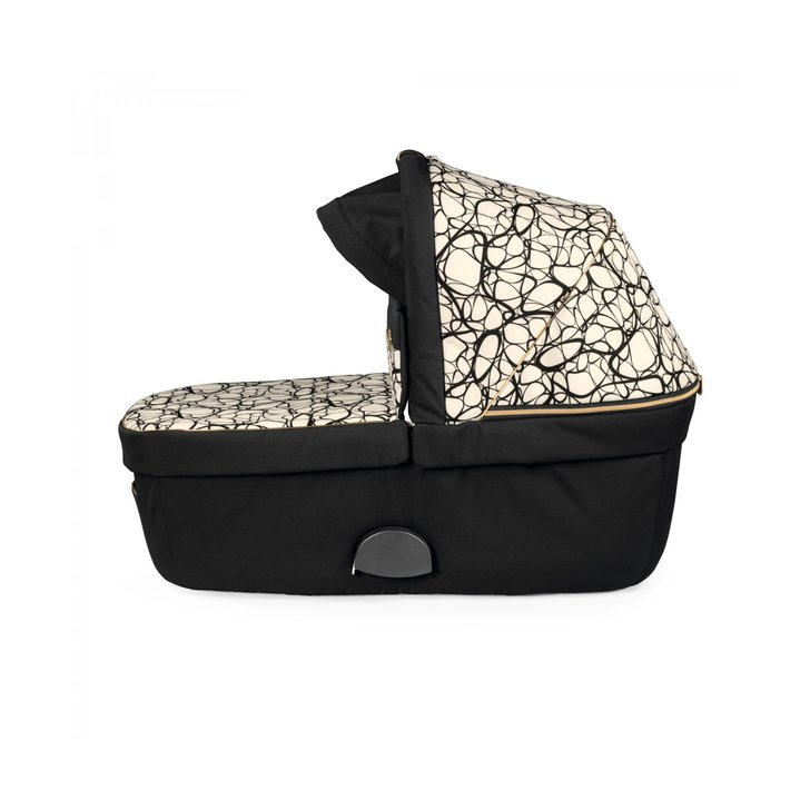 Carucior 3 in 1 Peg Perego Veloce, Lounge, 0 - 22 kg, Graphic Gold, Negru / Bej