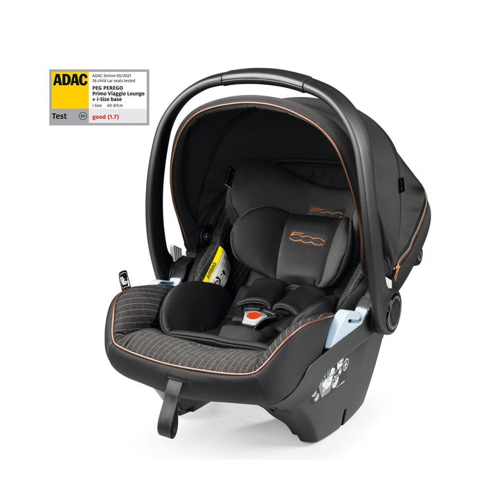 Carucior 3 in 1 Peg Perego Veloce, Lounge,  0 - 22 kg, 500, Negru/Gri