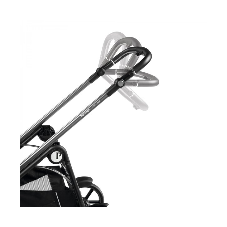 Carucior 3 in 1 Peg Perego Veloce, Primoviaggio SL, 0 - 22 kg, City Grey, Gri / Alb