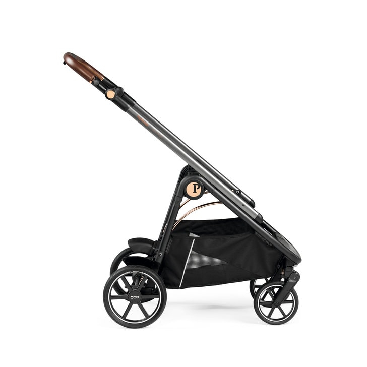 Carucior 3 in 1 Peg Perego Veloce, Lounge, 0 - 22 kg, 500, Negru/Gri