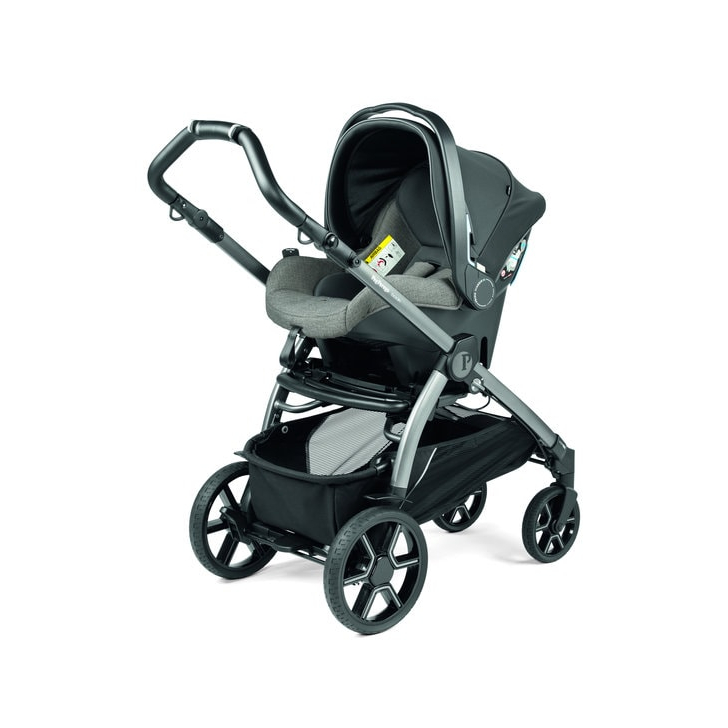Carucior 3 in 1 Peg Perego Book, Primoviaggio SL, 0 - 22 kg, City Grey, Gri / Alb *