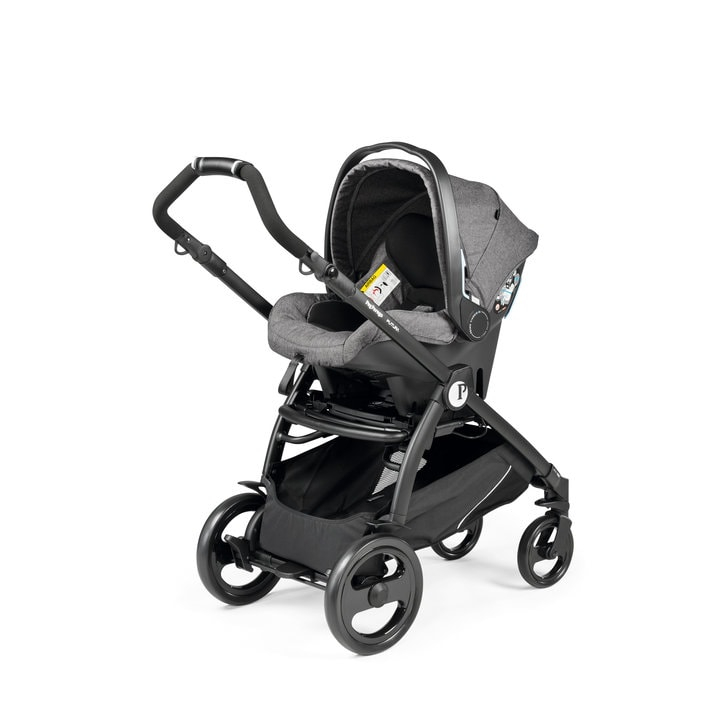 Carucior 3 in 1 Peg Perego Book 51 Titania Primoviaggio SL, 0-22 kg, Futura Quartz, Gri