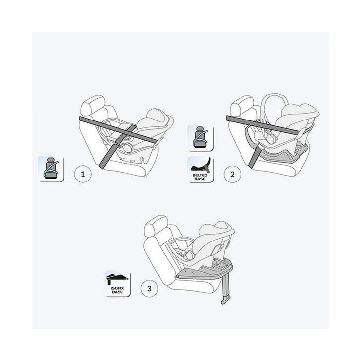 Carucior 3 in 1 Peg Perego Veloce, Primoviaggio SL, 0 - 22 kg, Graphic Gold, Negru / Bej