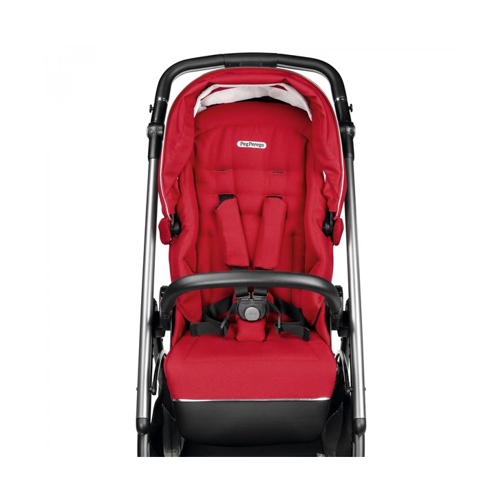 Carucior 3 in 1 Peg Perego Veloce, Primoviaggio SL, 0 - 22 kg, Red Shine, Rosu