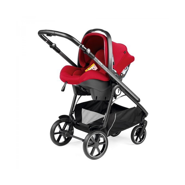 Carucior 3 in 1 Peg Perego Veloce, Primoviaggio SL, 0 - 22 kg, Red Shine, Rosu